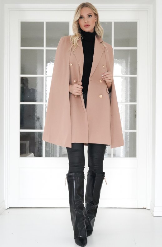 Mixed Brands - Cape Kavaj/Klänning1823 - Taupe