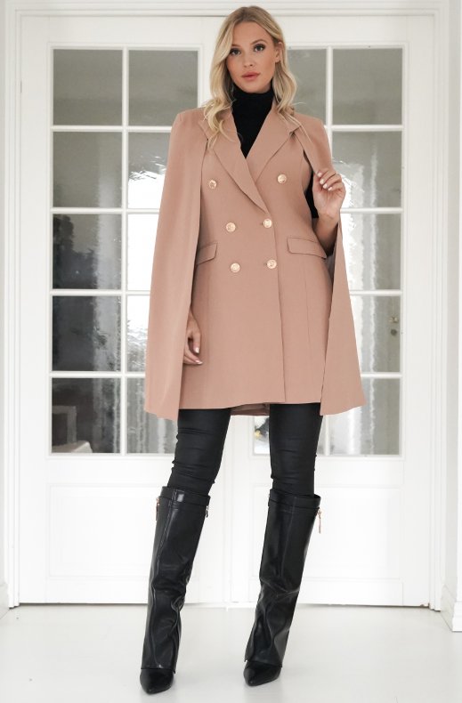 Mixed Brands - Cape Kavaj/Klänning1823 - Taupe