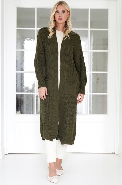 Mixed Brands - Long Cardigan 2268 - Khaki