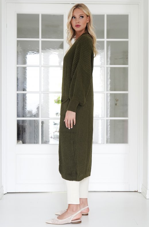 Mixed Brands - Long Cardigan 2268 - Khaki