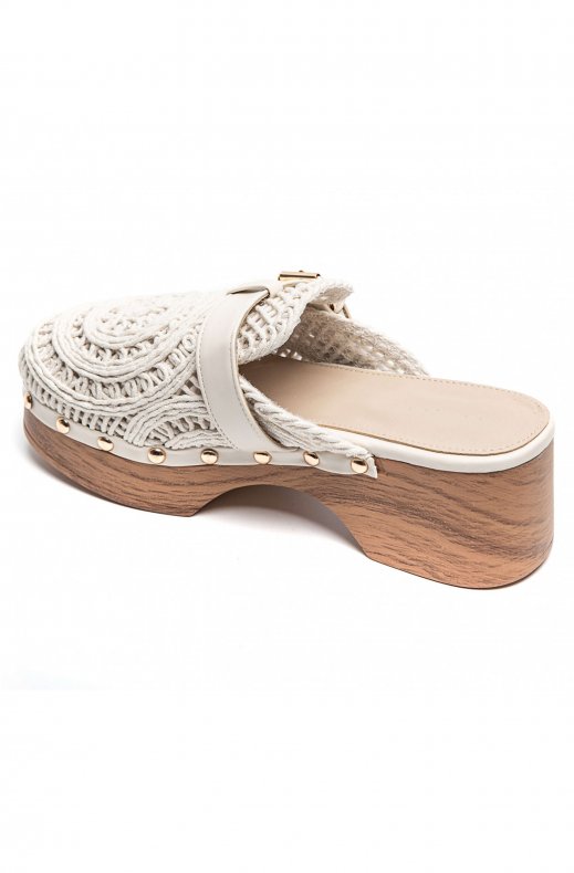 Mixed Brands - Mules Crochet 6627 - Beige