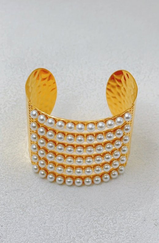 Mixed Brands - LLBR59 - Bangle with pearls