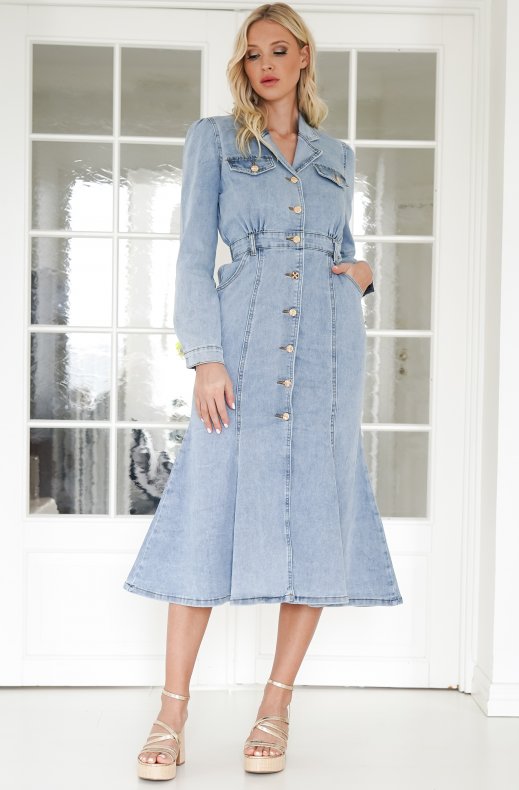 Mixed Brands - Denim Maxi Dress 7289