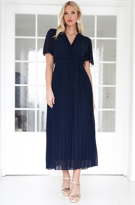 Mixed Brands - Wrap Dress 11033 - Marine