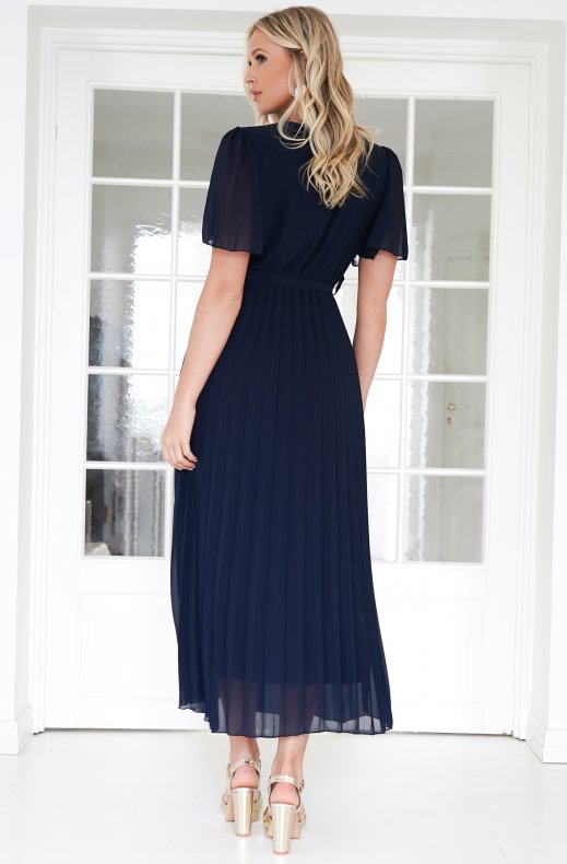 Mixed Brands - Wrap Dress 11033 - Marine