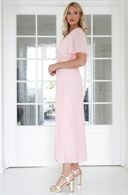 Mixed Brands - Wrap Dress 11033 - Blush