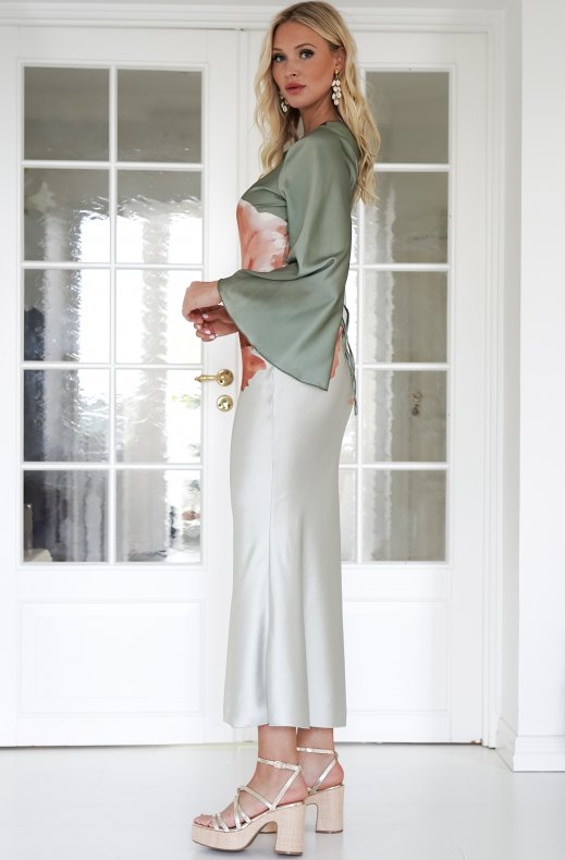 Mixed Brands - Dress with Print 11077 - Khaki