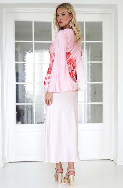 Mixed Brands - Dress with Print 11077 - Rose