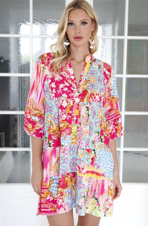 Mixed Brands - Dress 24062-1 Multi