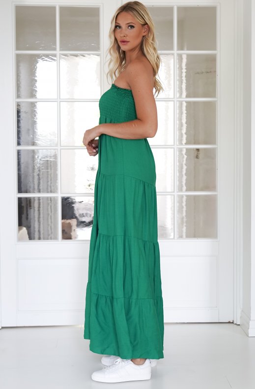 Mixed Brands - Smocked Dress 2596 - Vibrant Green