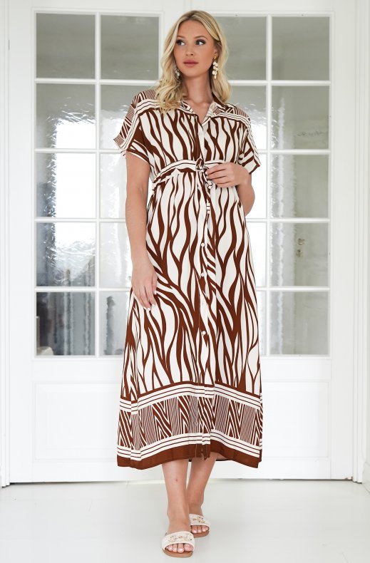 Mixed Brands - Dress 2541 - Camel