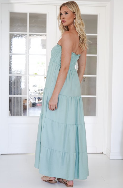 Mixed Brands - Smocked Dress 2596 - Mint Green