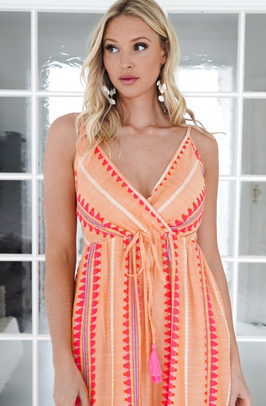 Mixed Brands - Dress Shirel Maxi - Orange