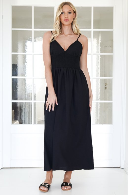 Mixed Brands - Dress with smock 9515 - Black