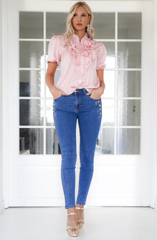 Mixed Brands - Short sleeve blouse 9604 - Pink