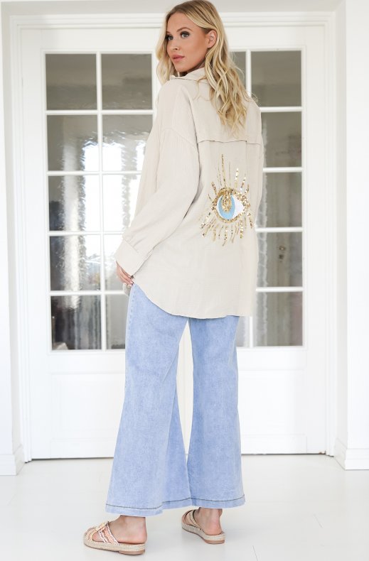 Mixed Brands - Eye shirt 6622 - Beige