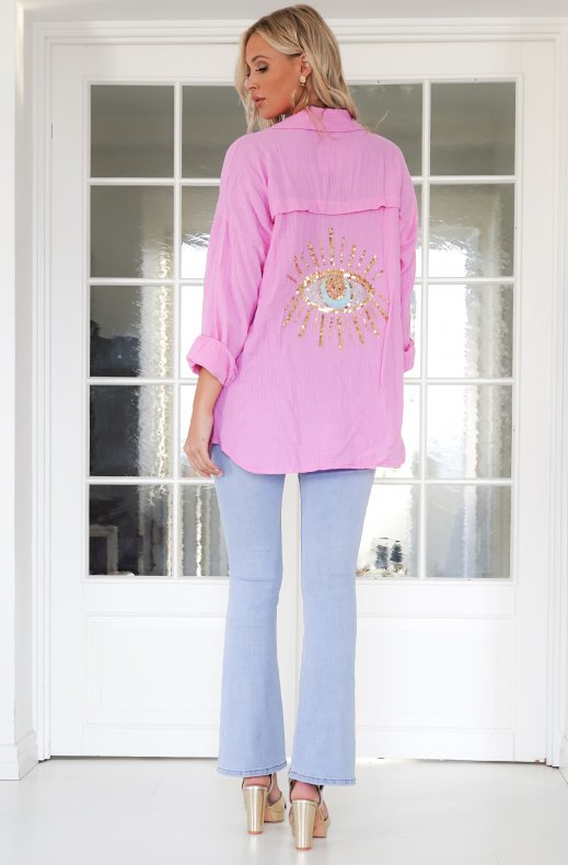 Mixed Brands - Eye shirt 6622 - Rose