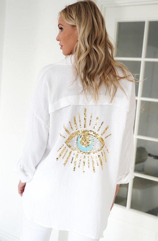 Mixed Brands - Eye shirt 6622 - White
