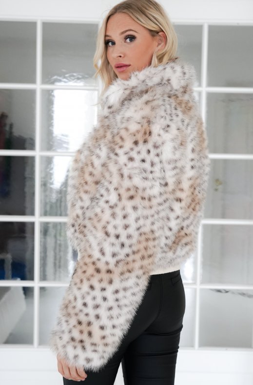 Mixed Brands - Fake fur Jacket Short 77008 - Leo