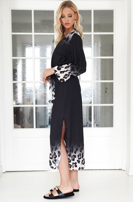 Mixed Brands Leo Kaftan Long 254002 - Black