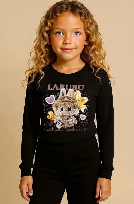 Mixed Brands Kids - Crewneck Omax - Black