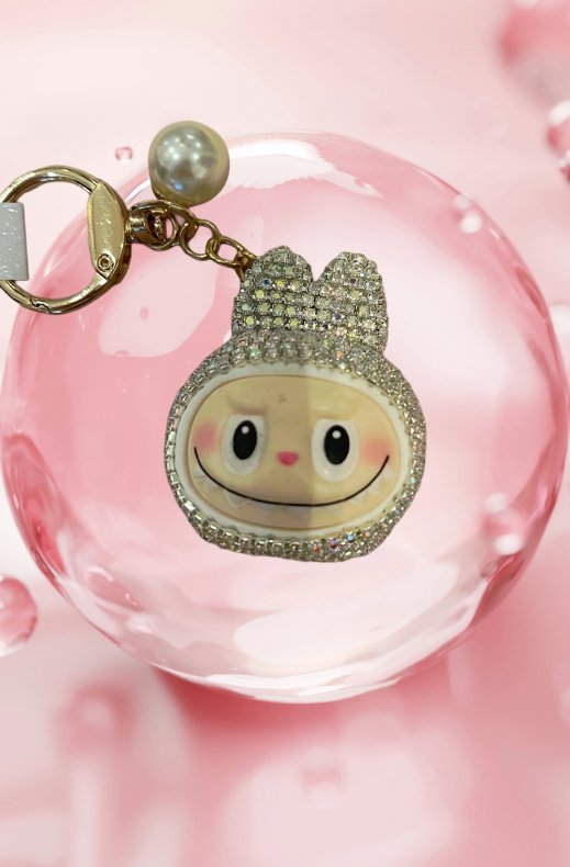 Mixed Brands Kids - KeyChain Glitter - Silver