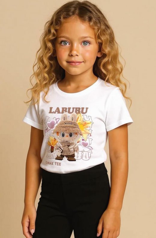 Mixed Brands Kids - Tshirt Labubu - White