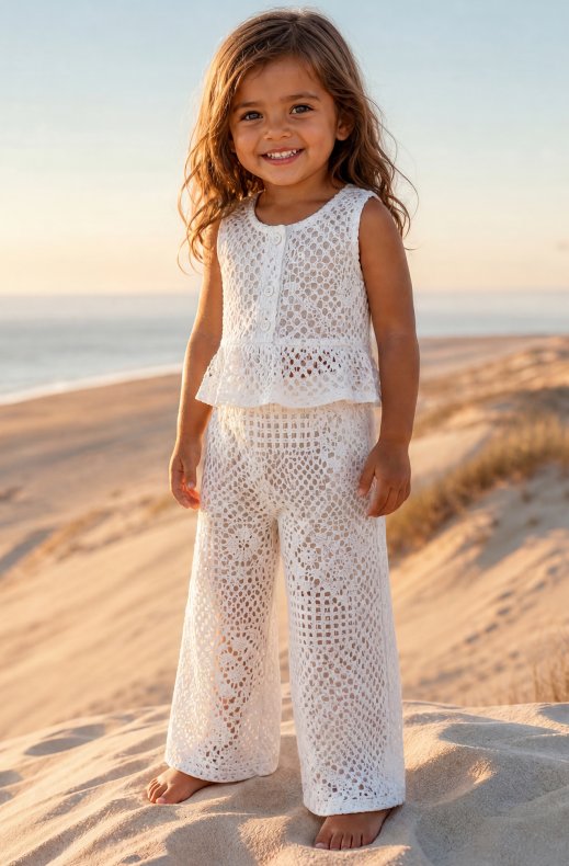 Mixed Brands - Lace Set with Top 25BF031 - White