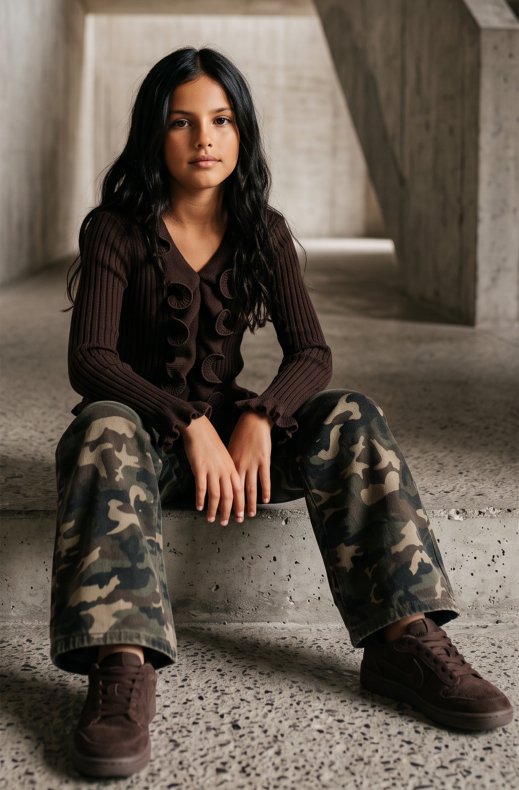 Mixed Brands - Camo pant C509 - Khaki