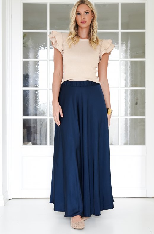 Mixed Brands - Maxi skirt 78245 - Navy