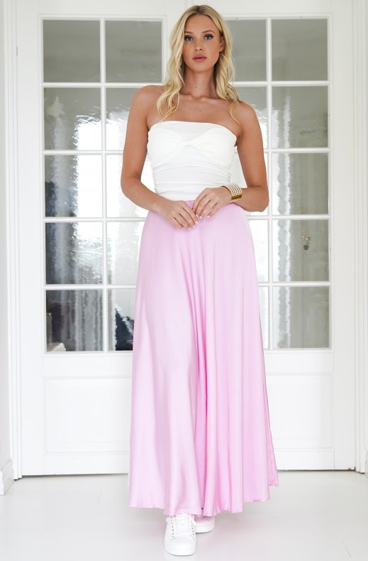 Mixed Brands - Tube top with knot 10001 - White