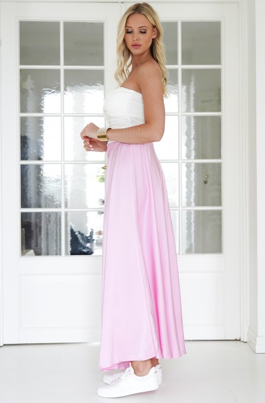 Mixed Brands - Tube top with knot 10001 - White