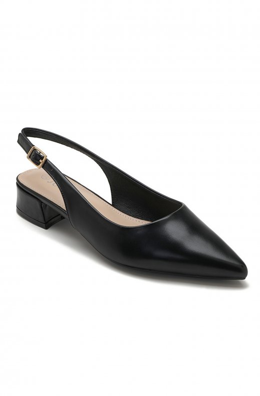 Mixed Brands - Pointy Toe Sling Back 1819 - Black