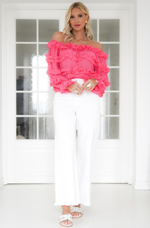 Mixed Brands - Straight pant NCM109 - White