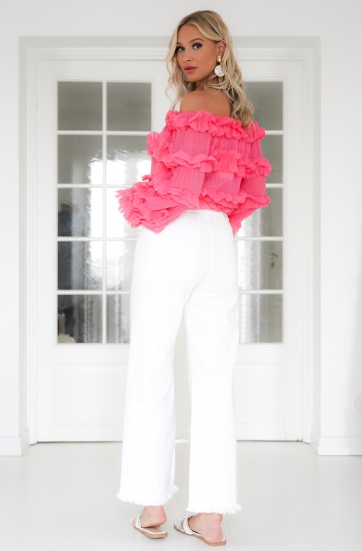 Mixed Brands - Straight pant NCM109 - White