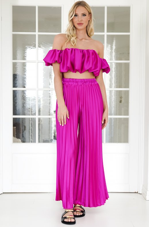 Mixed Brands - Set top and pant 7039 - Magenta