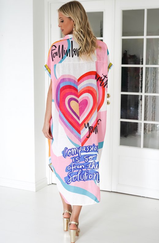 Mixed Brands - Shirt Dress printed 8212