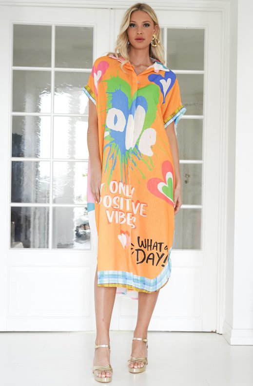 Mixed Brands - Shirt Dress printed 8212