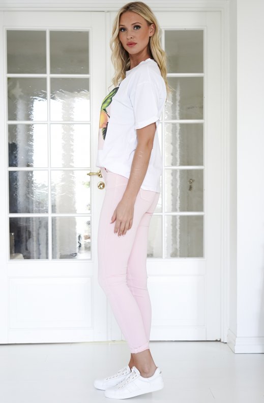 Mixed Brands - Tshirt Amalfi Lemon 2497 - White