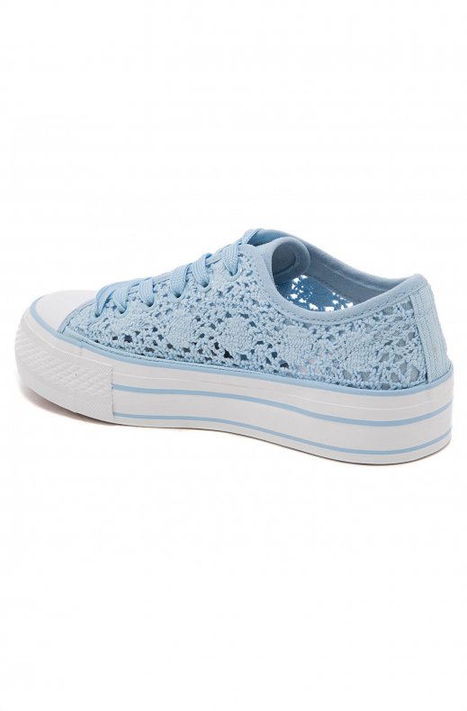 Mixed Brands - Crochet Sneakers 9275 - Light Blue