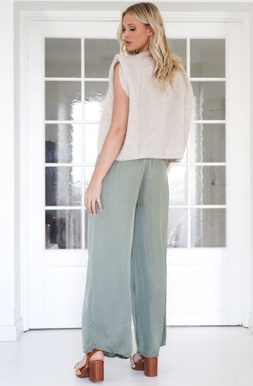 Mixed Brands - Wide Viskos Pant 2208 - Khaki