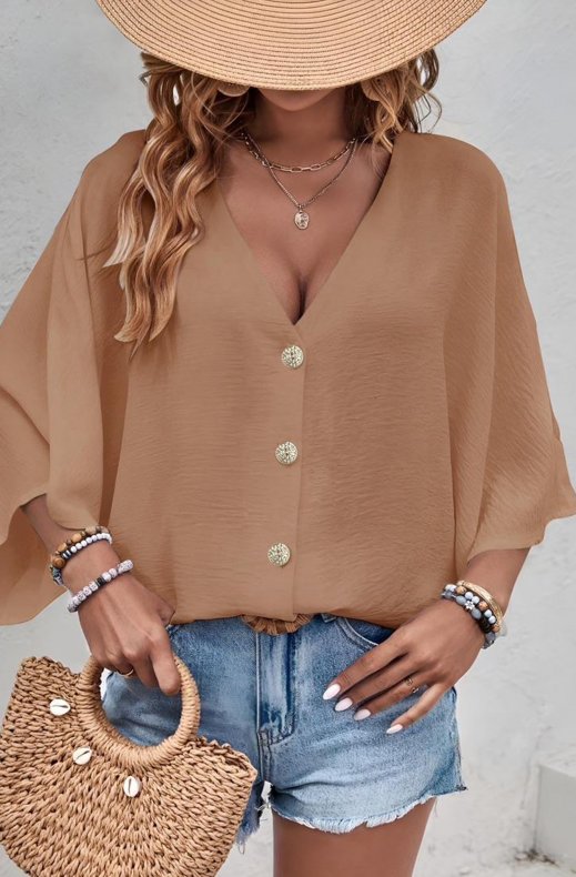 Mixed Brands - Blouse 1708 - Camel