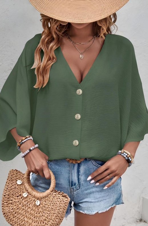 Mixed Brands - Blouse 1708 - Khaki