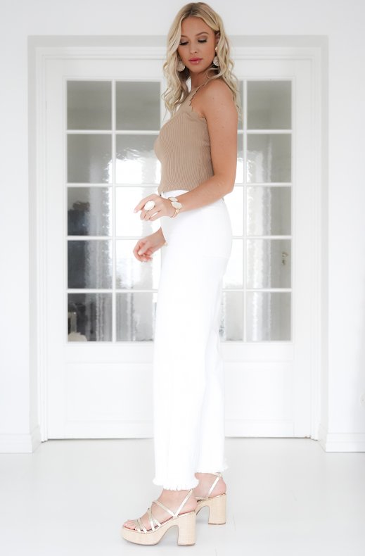 Mixed Brands - Straight pant NCM109 - White