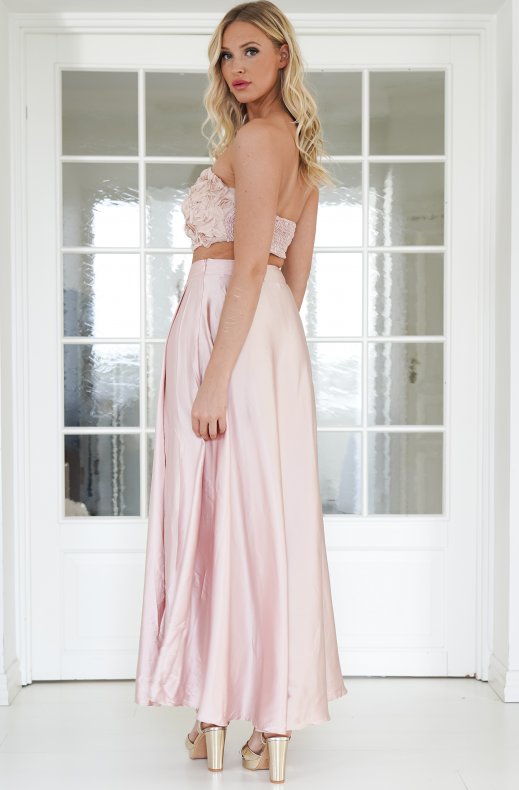 Mixed Brands - Top and Skirt set 606522 -Nude