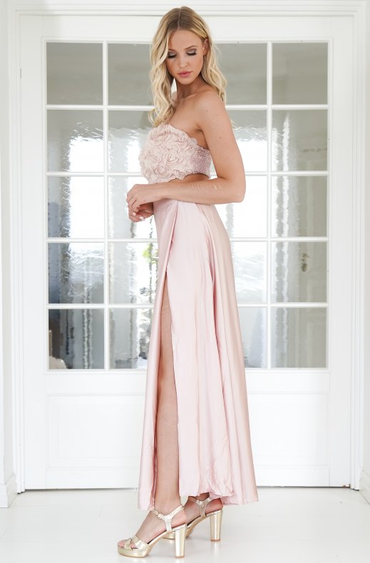 Mixed Brands - Top and Skirt set 606522 -Nude