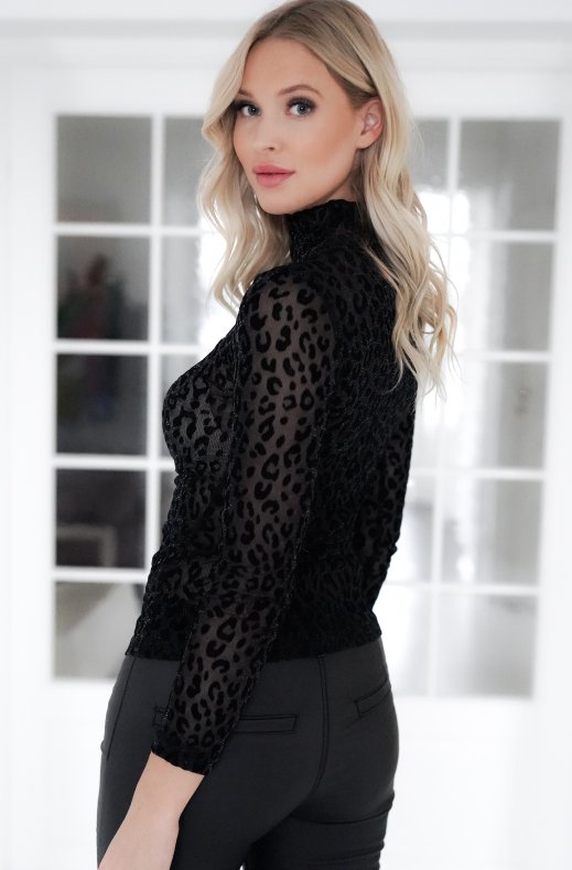 Mixed Brands - Velvet Leo Top 1315 - Black