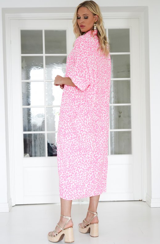 Mixed Brands - Wild Print Tunic 1055 - Pink Leo