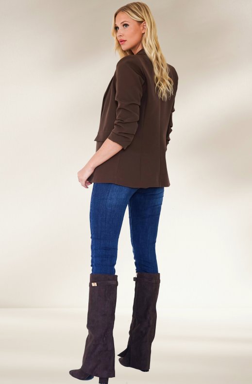 Mixed Brands - Emelie Blazer 22321 - Dark Brown