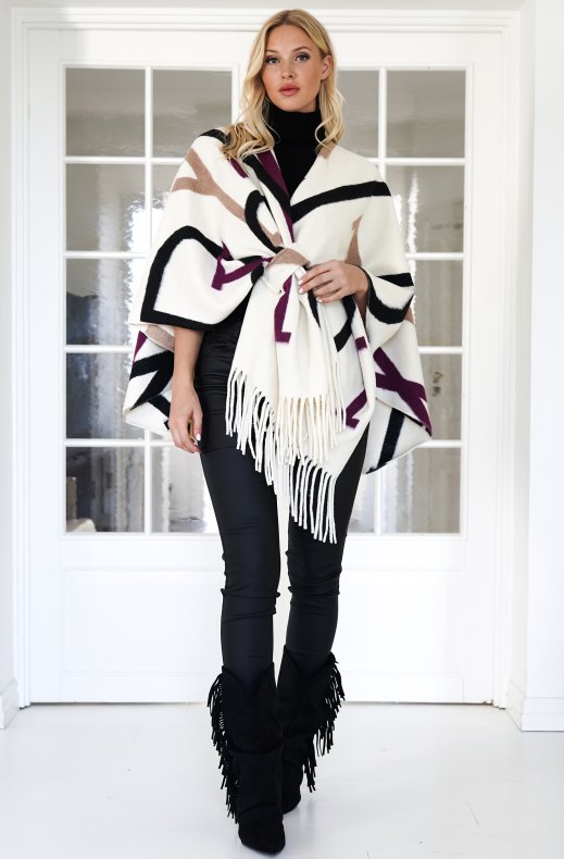 Mixed Brands - Poncho 831 - Ecru